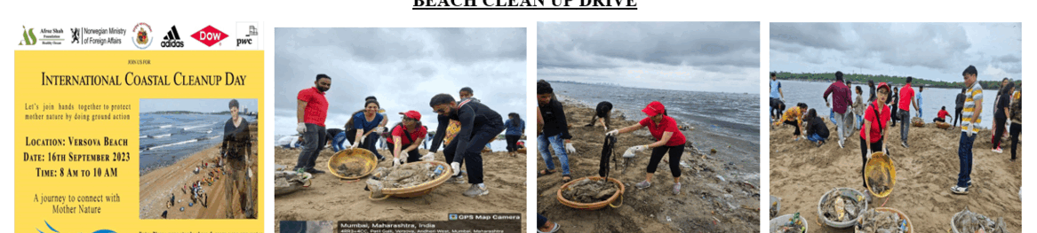 Beach Clean Up Drive