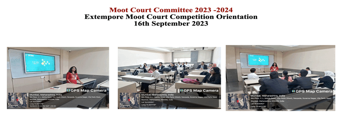 Intra Collegiate Extempore Moot Court Competition